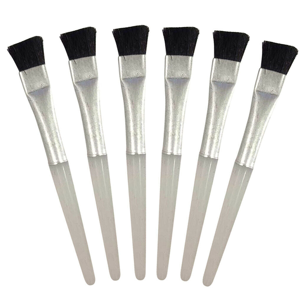 10pcs 4'' Long Aluminum Handles Pen Watch Parts Cleaning Repair Tool Brushes