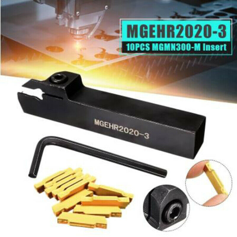 MGEHR2020-3 External Grooving Tool Turning Holder + MGMN300-G insert +L Wrench