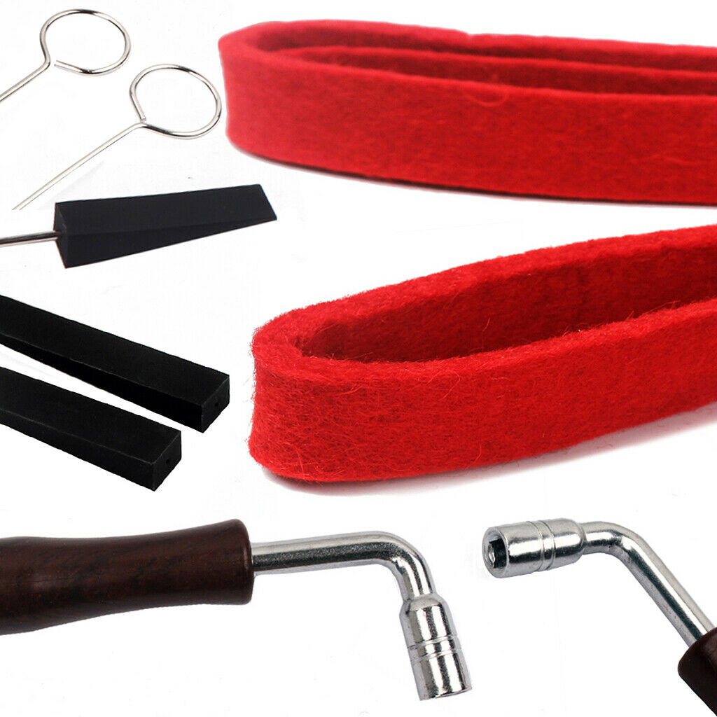 1 Set Piano Tuning Lever Tools Kit Rubber Mute Set Piano DIY Parts