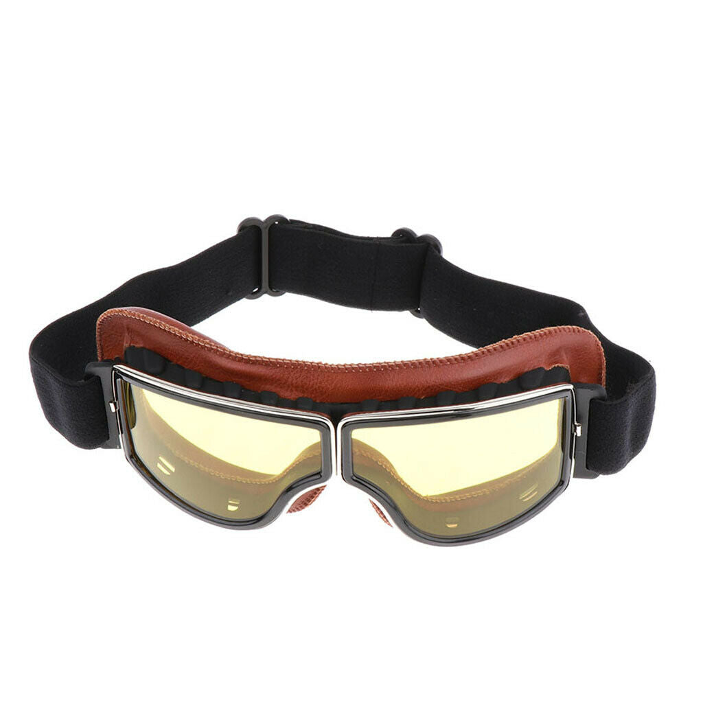 Windproof anti UV goggles helmet goggles motorcycle goggles yellow