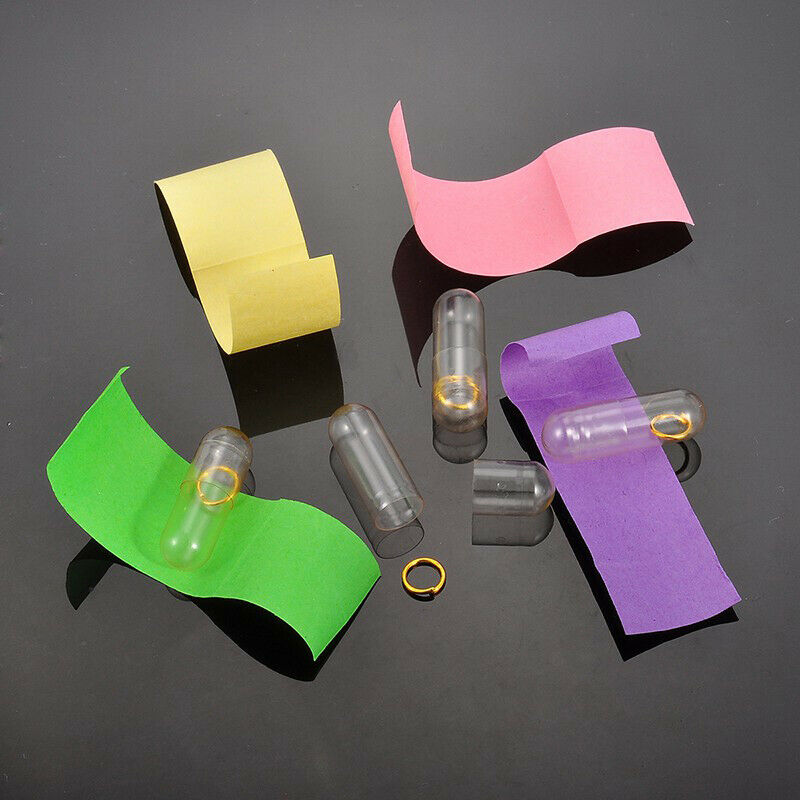 30Pcs Love Letter Capsules, Scroll Wishing Pills, Love Letter Paper Capsules HN