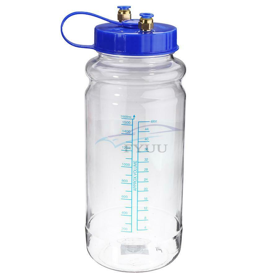 12V Strong Suction Vacuum Pump Car Oil Water Fluid Transfer Pump +2L Oil Bottle