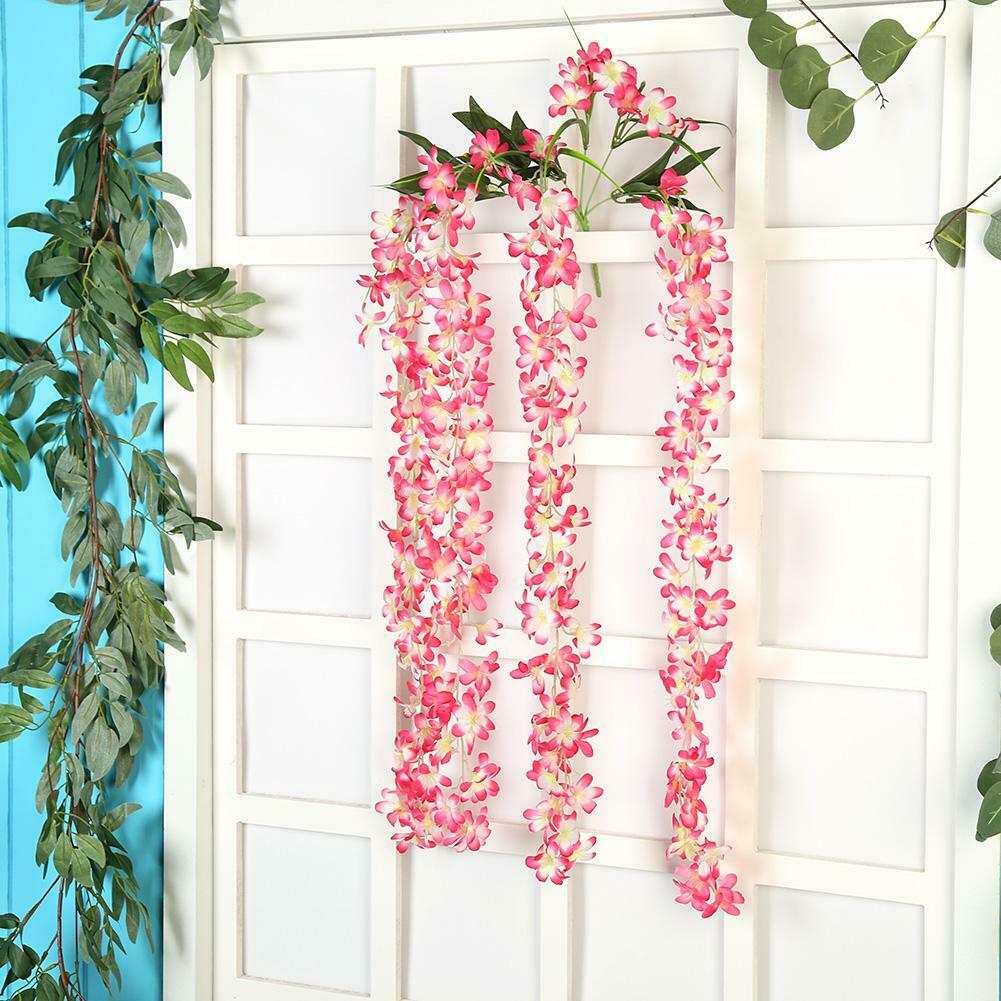 Artificial Flowers Rattan Cane Garland Valentine Wedding Home Decor (B)  @