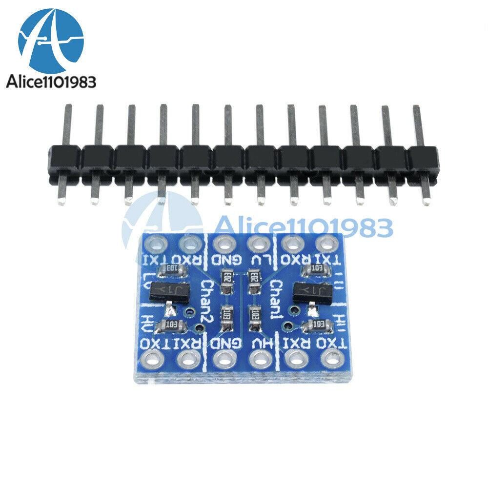 2PCS Two Channel IIC I2C Logic Level Converter Bi-Directional Module 5V to 3.3V
