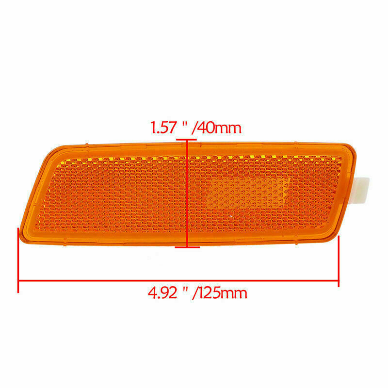 Bumper Side Marker Turn Signal Light Lamp for 2006-2009 VW Rabbit GTI Jetta MK5