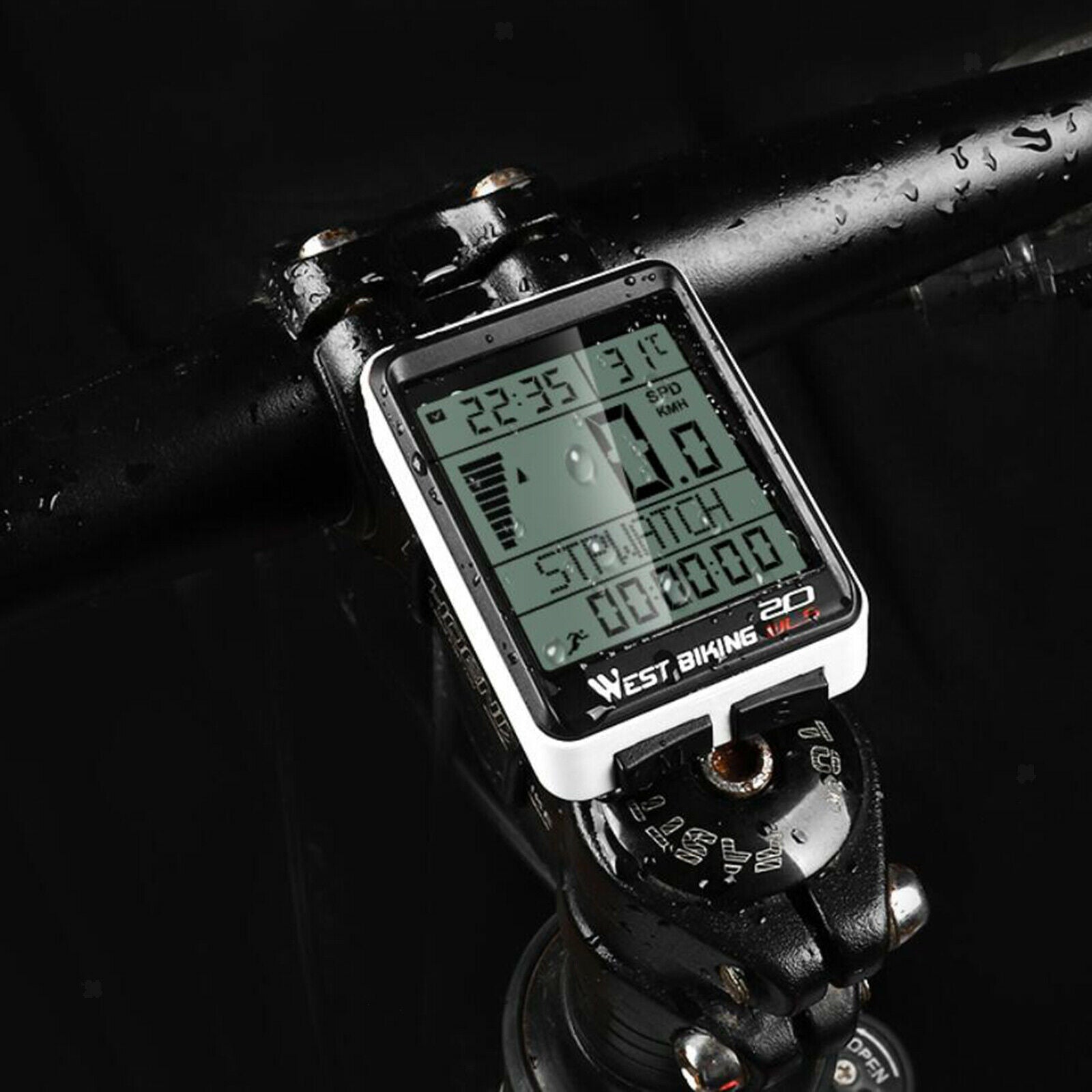 Road Bike Speedo Wireless Computer Bicycle Speedometer Odometer Waterproof