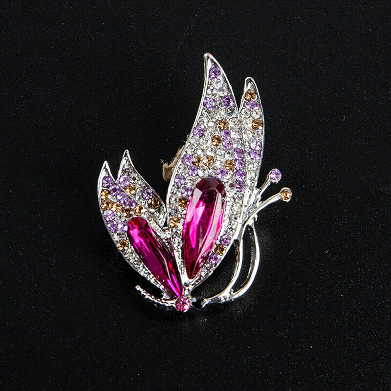 Korean Elegant Crystal Brooch Gift Fashion Alloy Jewelry Women Corsage Pi.l8