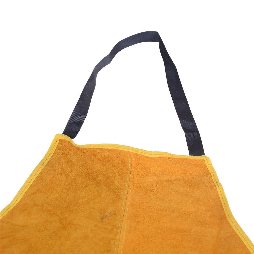 Safurance Welder Leather Welding Cutting Bib Shop Apron Heat Resistant ClothBDA