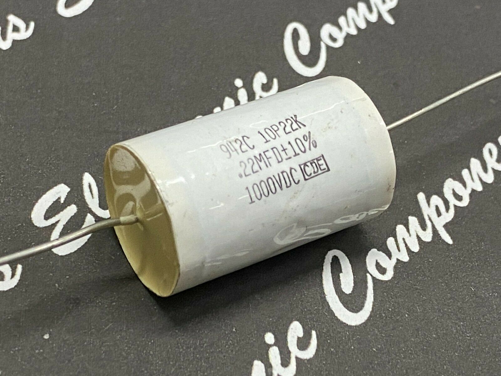 1pcs- CDE 0.22uF 2000V 10% 942C16P22K Axial Polypropylene Capacitor
