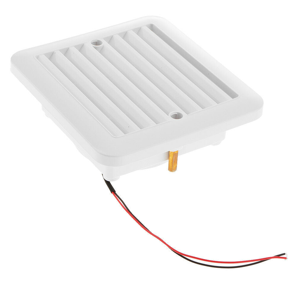 Boat Marine RV Motorhome Trailer Side Vent Ventilation Exhaust Fan White