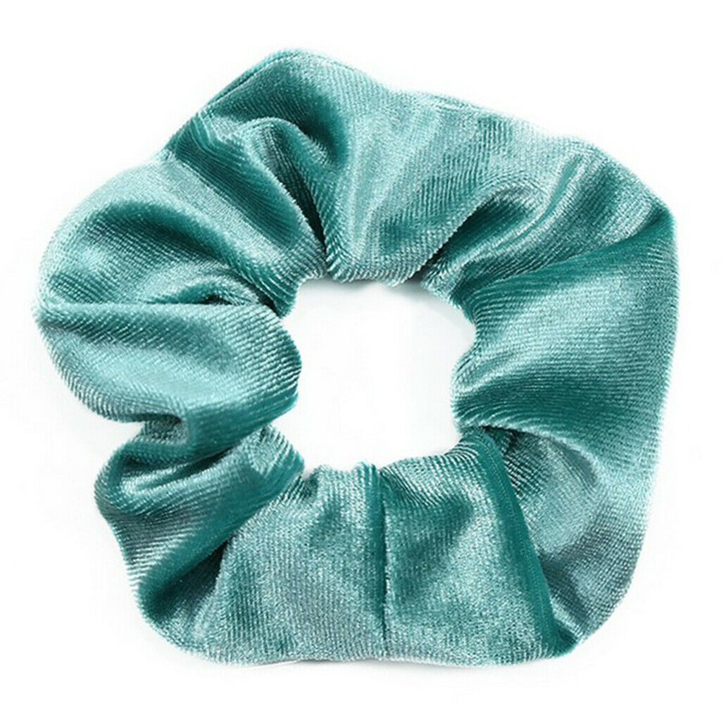 2x Velvet Scrunchies Assorted Rubber Hair Band Hair Ring Hair Accessories