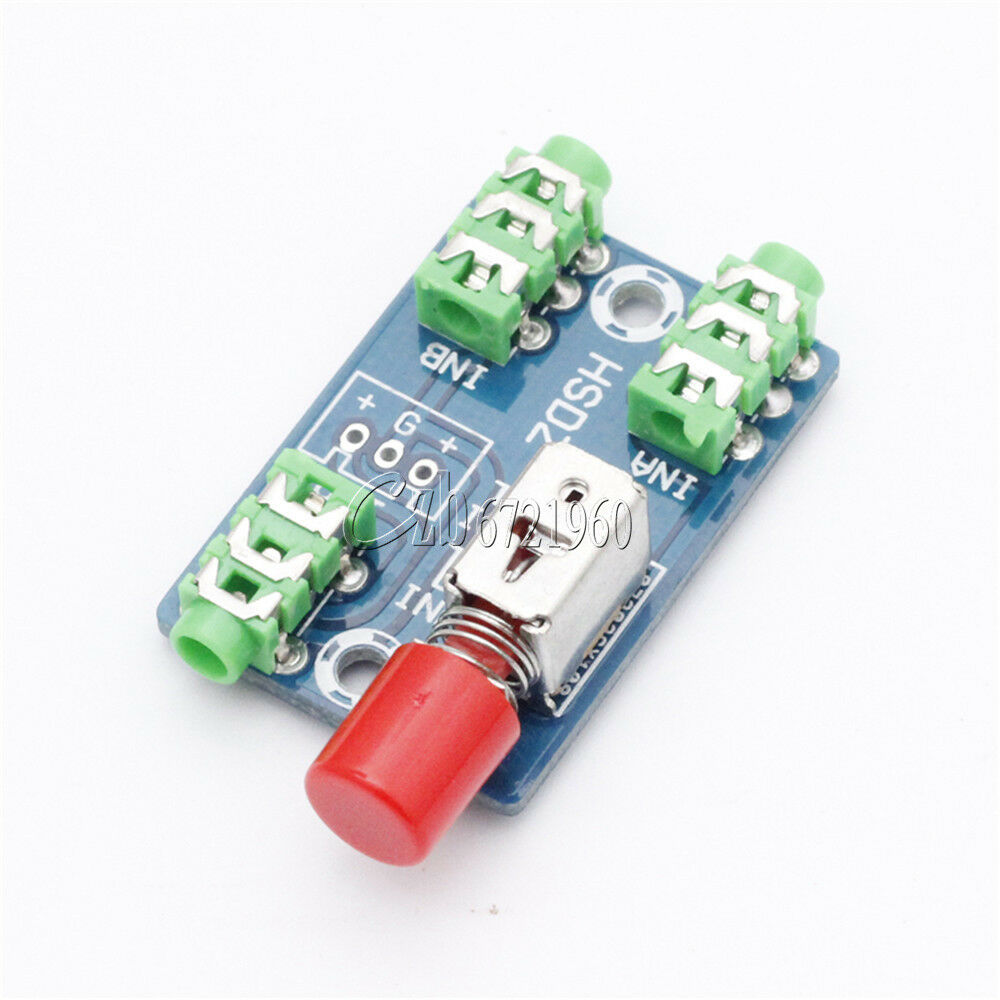Audio Switch Board 3.5MM Audio Input A B Two Group Switch Select Input Output