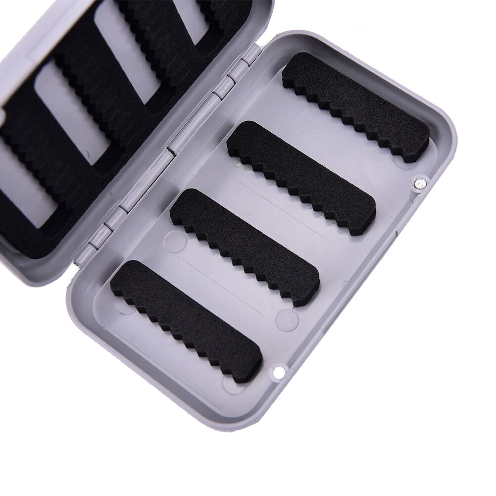 Box Foam Waterproof Plastic Bait Hook single Side Lure Storage Fly Fishing.l8