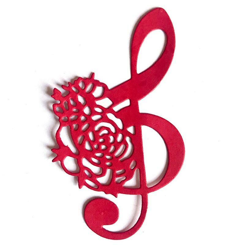 Music Note Flower Metal Cutting Dies Stencil DIY Scrapbooking Album Paper Card