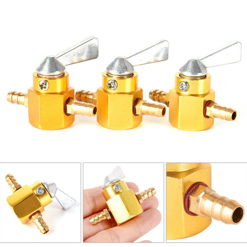 Universal 6mm Motorbike Motorcycle In-Line Petrol On-Off Fuel Tap Switch G.l8