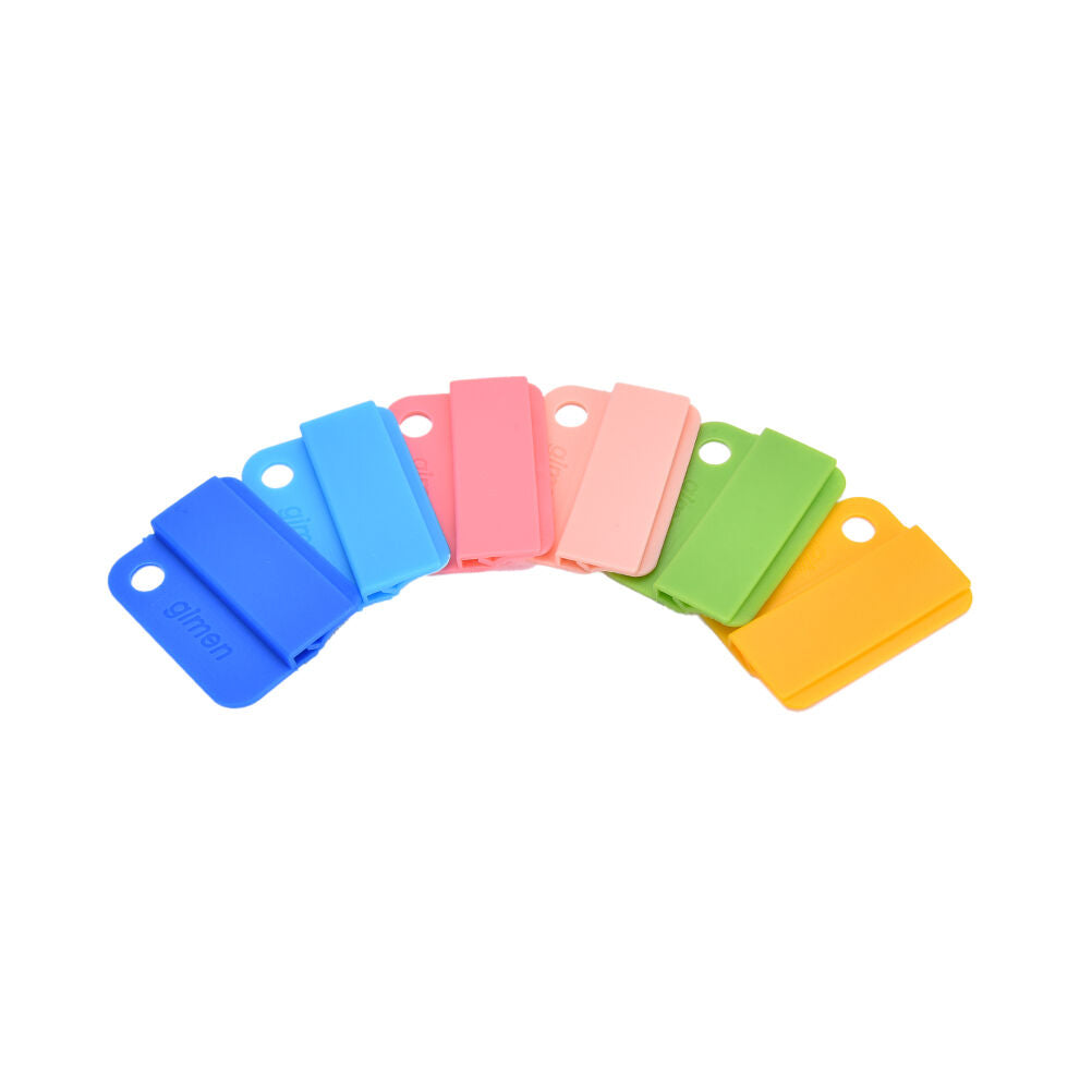 6pc Memo Clip Creative Stationery Clips papers clip folder labels clips DIY NL