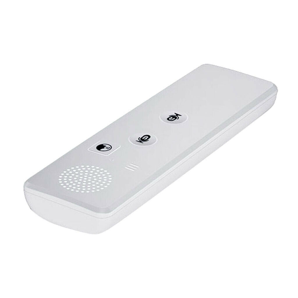 Portable Smart Voice Translator Intelligent Speech Interpreter 1000mAh White