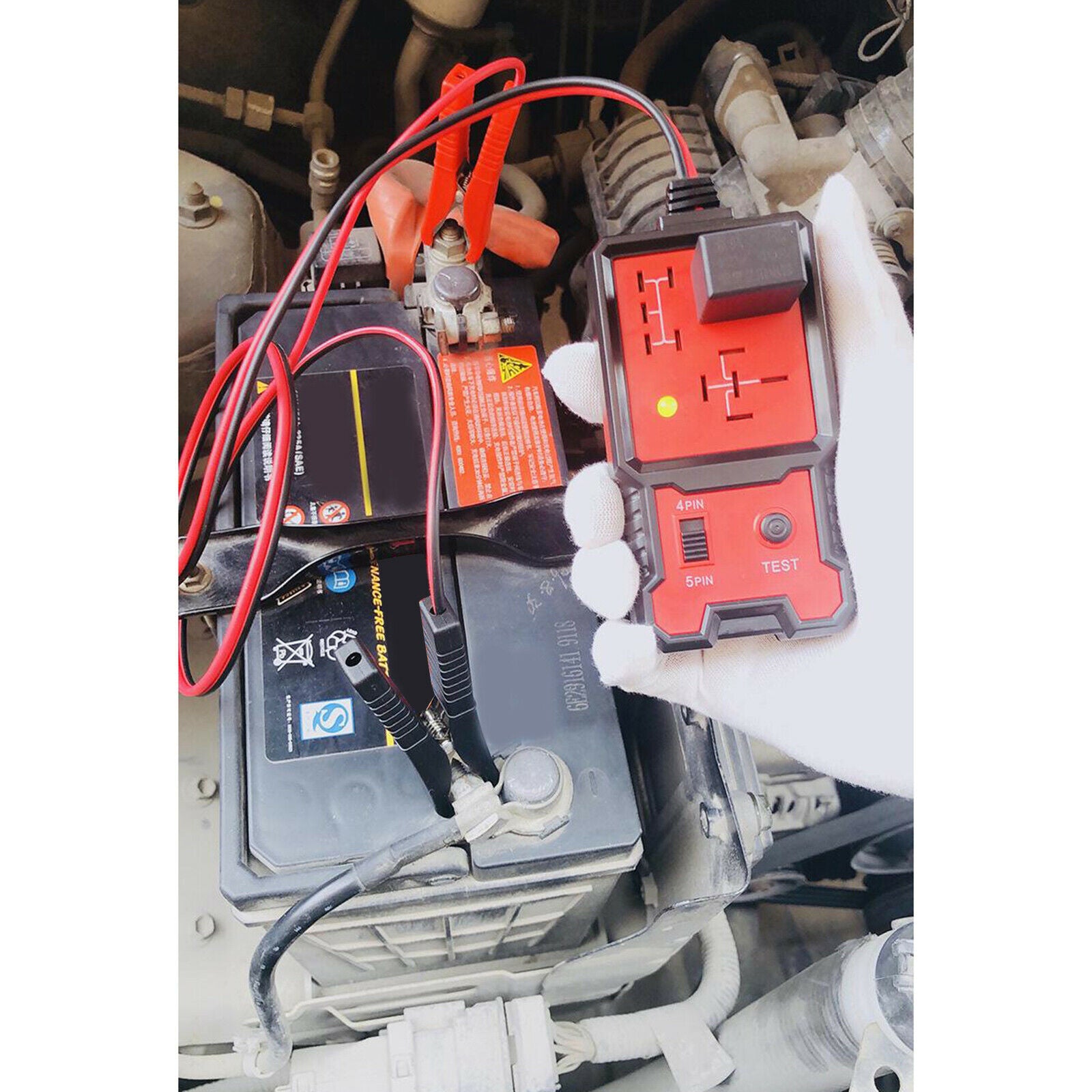 Plastic Metal Relay Tester Universal for Cars Battery Checker Automotive Kit