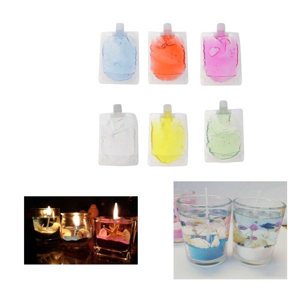 100g Clear Gel Jelly Candle Making Wax Highly Transparent Smokeless Wax