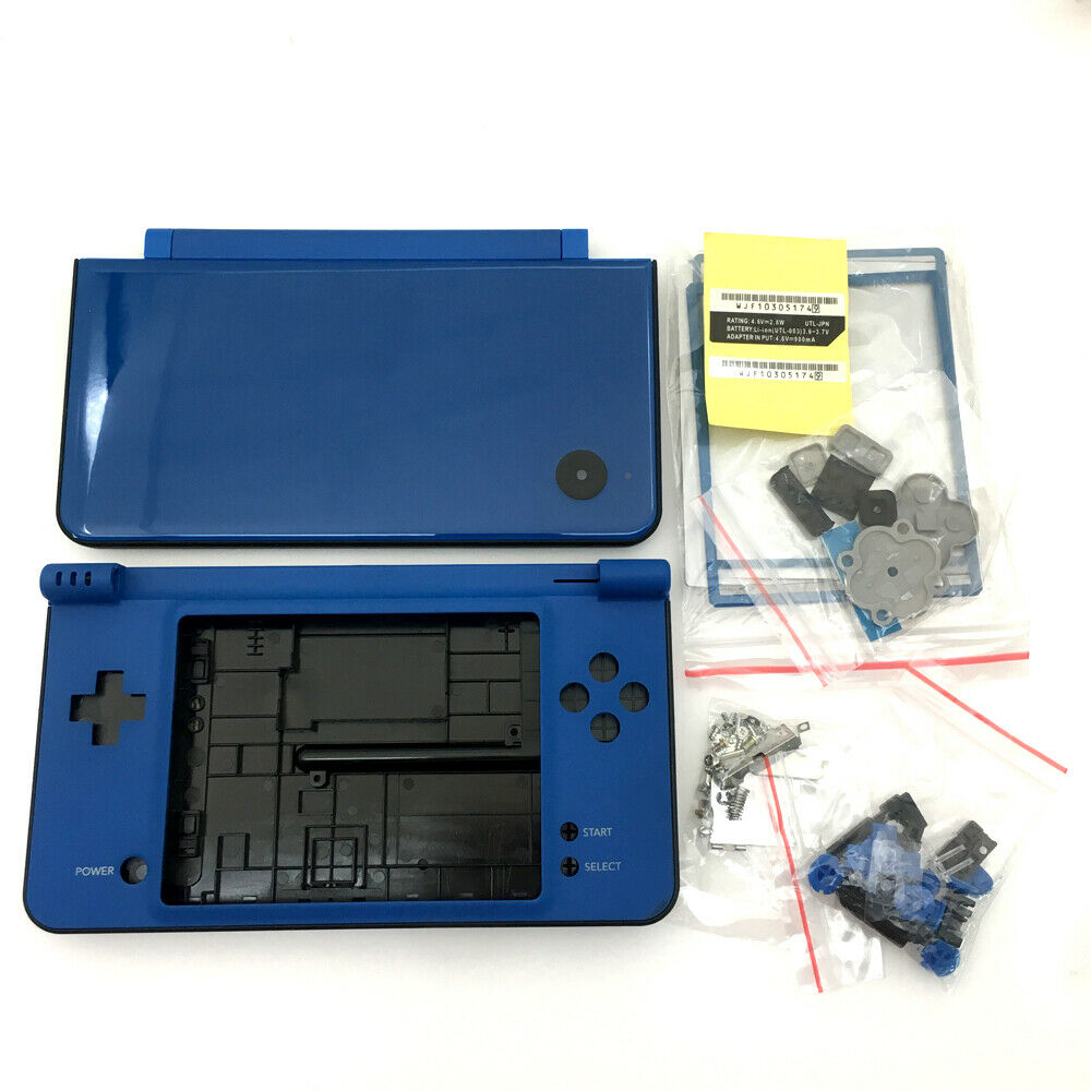 Blue Housing Shell Case cover Repair Part Replacement For Nintendo DSi NDSI XL