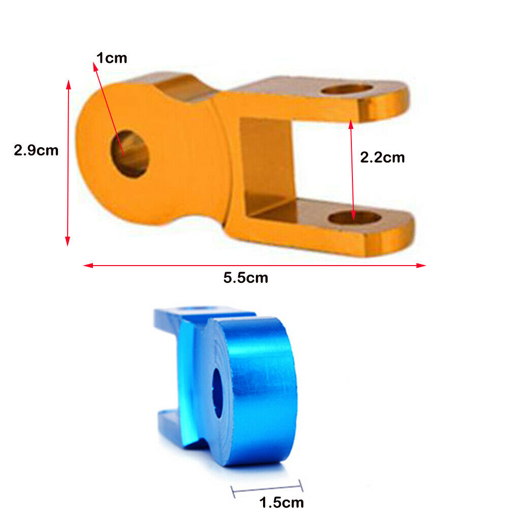 Height Extension Shock Absorber Motorbike Jack Up Riser Suspension Red