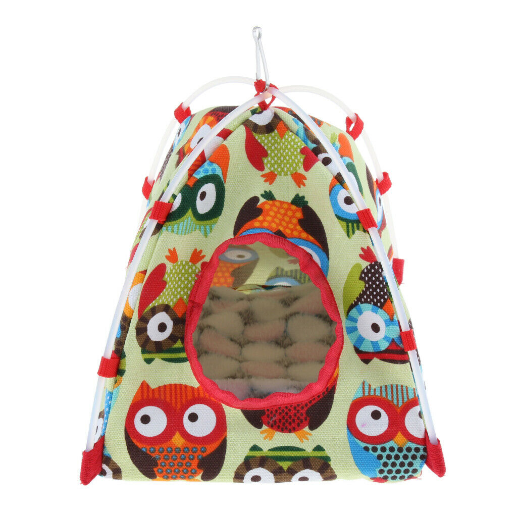 2 Size Bird Hammock, Parrot Hanging Tent, Bird Nest, Cage Decor for Small and