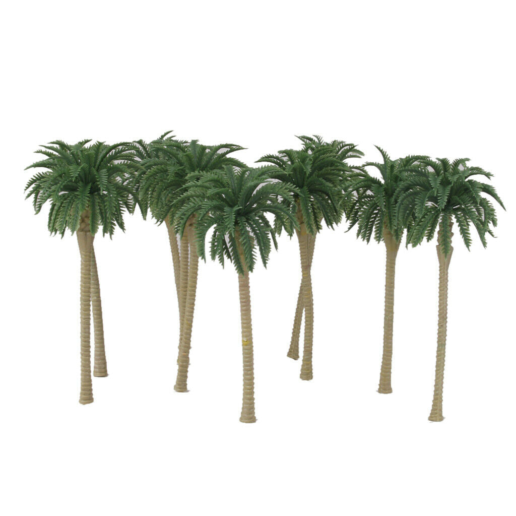 Set / 20pcs 1/65 And 1/100 Scale Coconut Palm Models