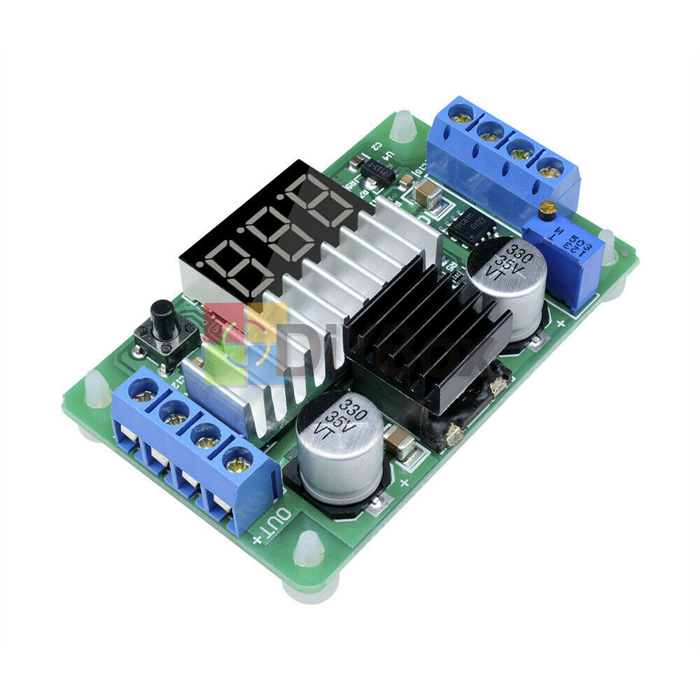 LTC1871 DC-DC Step up Boost Module Power Supply 3.5V to 30V 100W LED Voltmeter