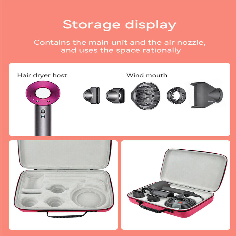 Travel Carrying Case Portable Storage Handle Bag For Dyson HD08 Organizer Box