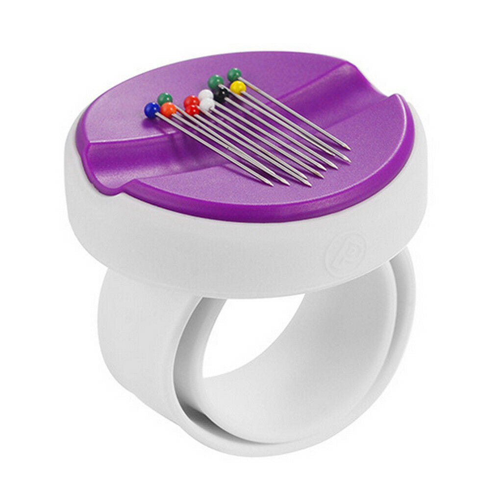 Purple Magnetic Wrist Pin Holder/Needle Magnetic Pin Bowl Sewing Accessories