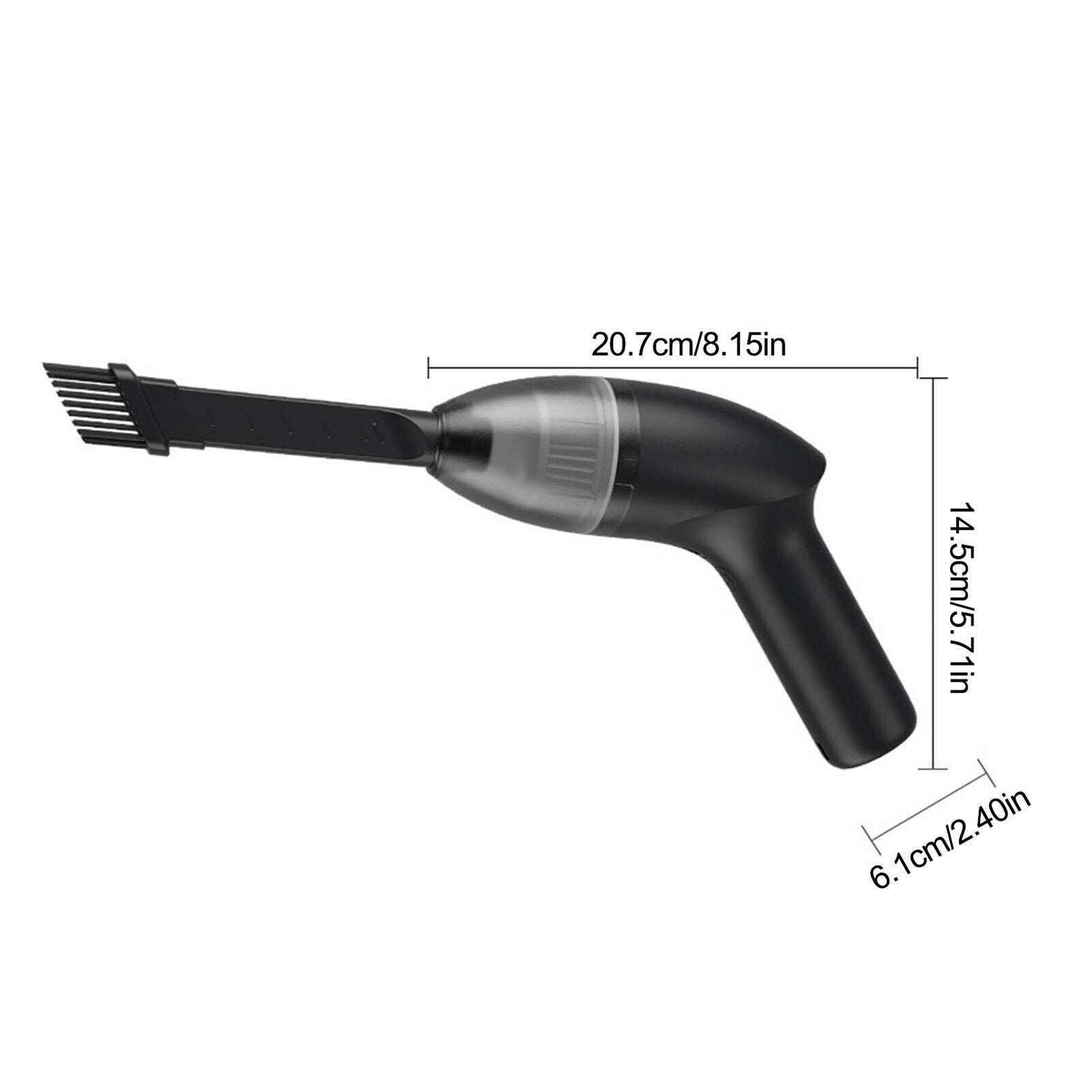 Car Vacuum Cleaner Rechargeable USB 4000Pa High Power Vacuum for Computer