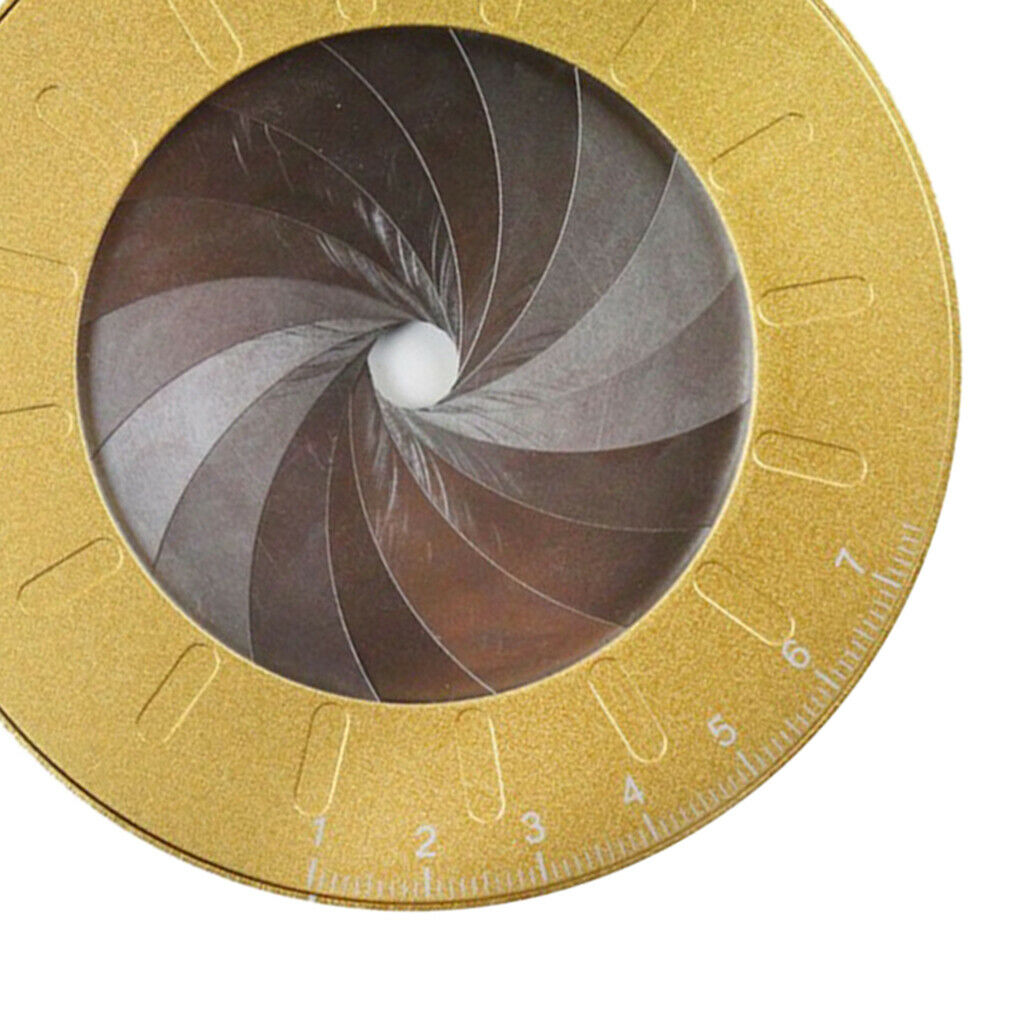 Aluminum Alloy Round Circle Pattern Ruler Draw Tool Measure