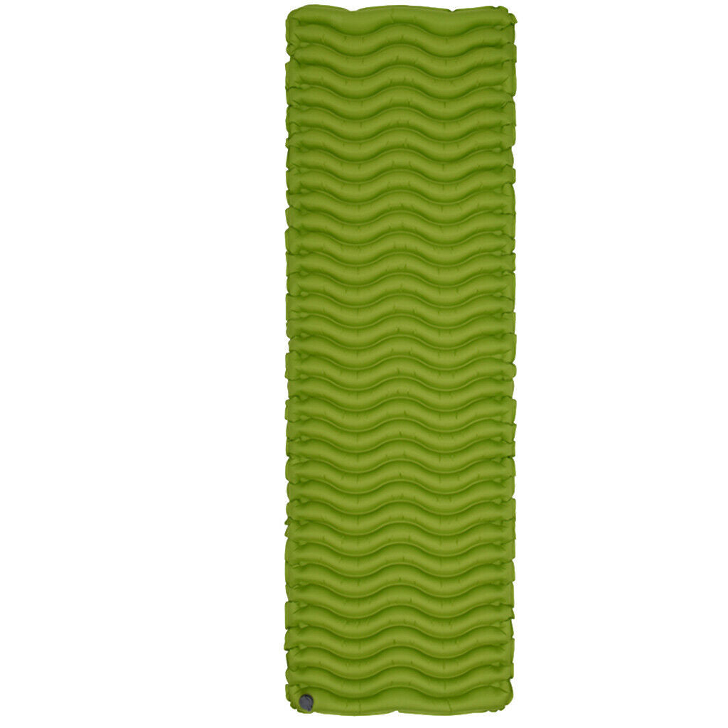 Ultralight Portable Inflatable Sleeping Pad Bed Mat Camp Tent Cushion Green