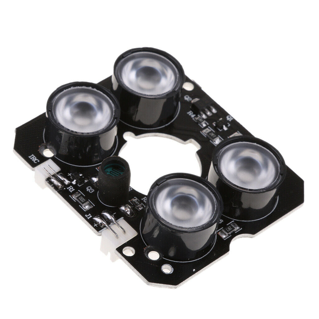 2 Packs IR LED Spot Light 850nm Infrared Board For  Camera 4pcs/set