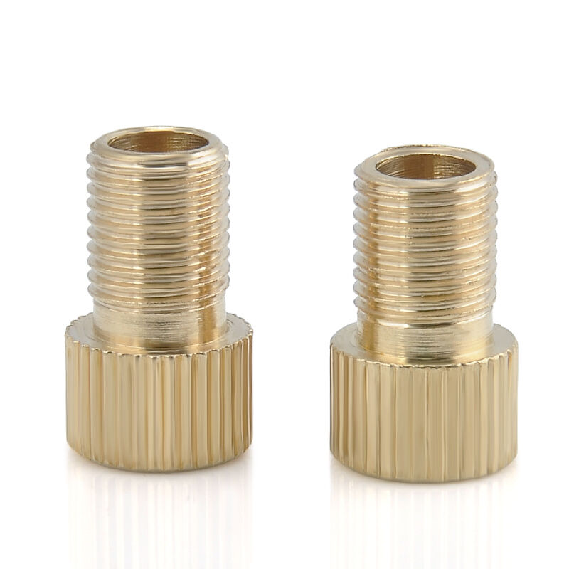 2PCS NEW Bicycle Presta to Schrader Valve Adapter Converter Road Bike Pump Tube