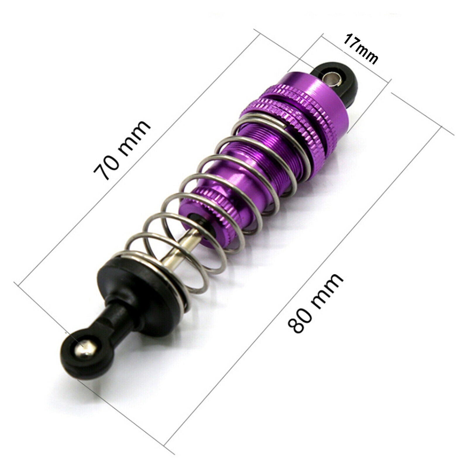 8 Piece Shock Absorber Fit for WLtoys 144001 RC Racing Off-road Car Parts