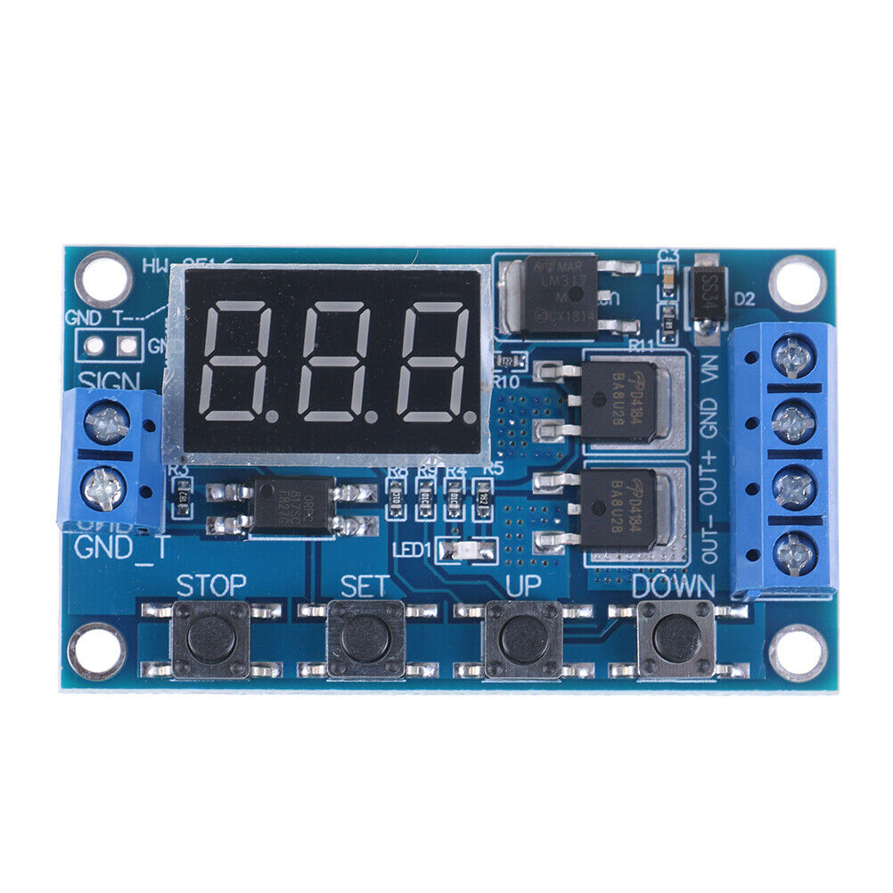LED DC 5V~36V Dual MOS Control Cycle Trigger Timer Delay Relay Module Switch ^C!
