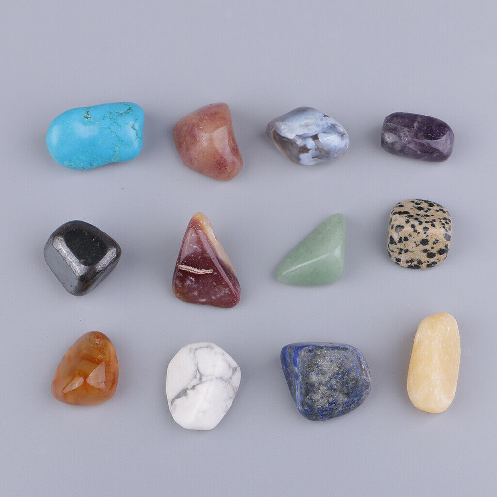 15x Crystal Gemstones for Terrarium Fish Tank Plant Potting Glass Container