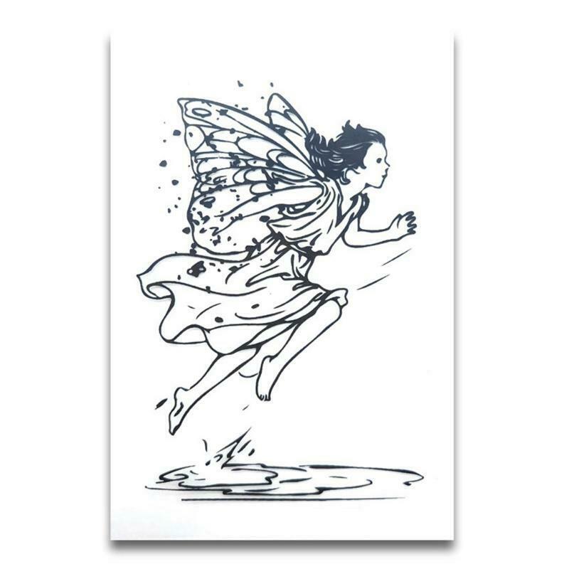Rainy Fairy Silicone Clear Seal Stamp DIY Scrapbooking Embossing Photo Album