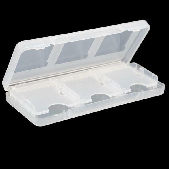 6 in 1 Transparent Game Card Case Storage Box Organizer fr Nintendo DS Lite NDSL