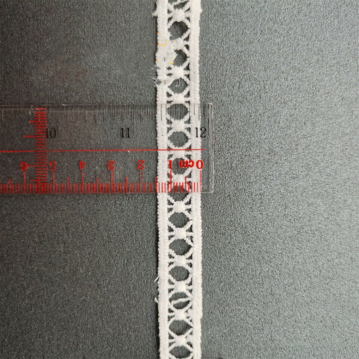 5Yards White Lace Trim Ribbon Fabric Crochet Applique Embroidered Sewing Craft
