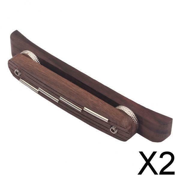 2X 103mm Adjustable Mandolin Bridge for Guitar Bass Mandolin Parts Rosewood