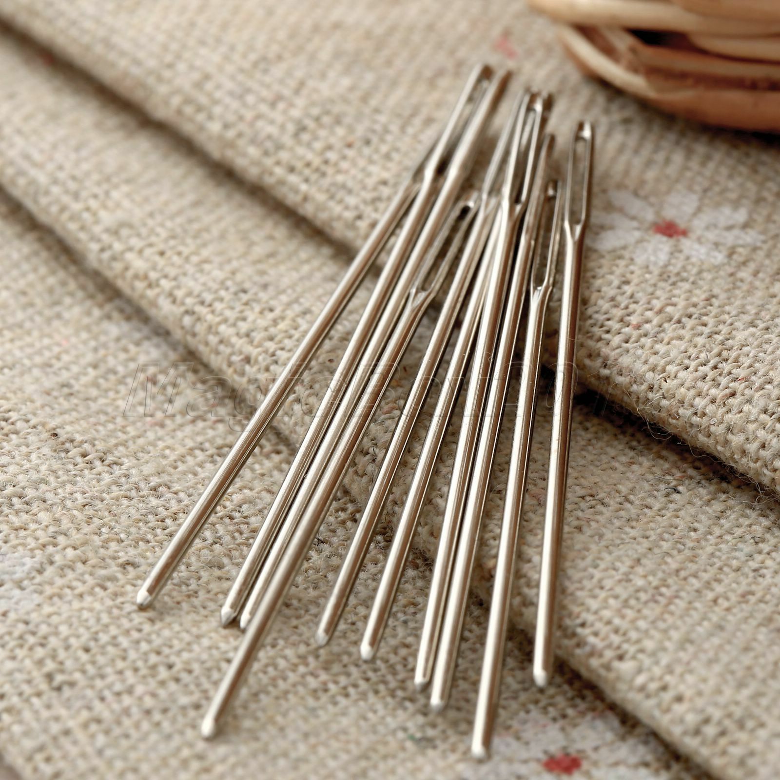 40PCS Knitters Wool Needles Large Eye For Threading Darning Sewing Embroidery