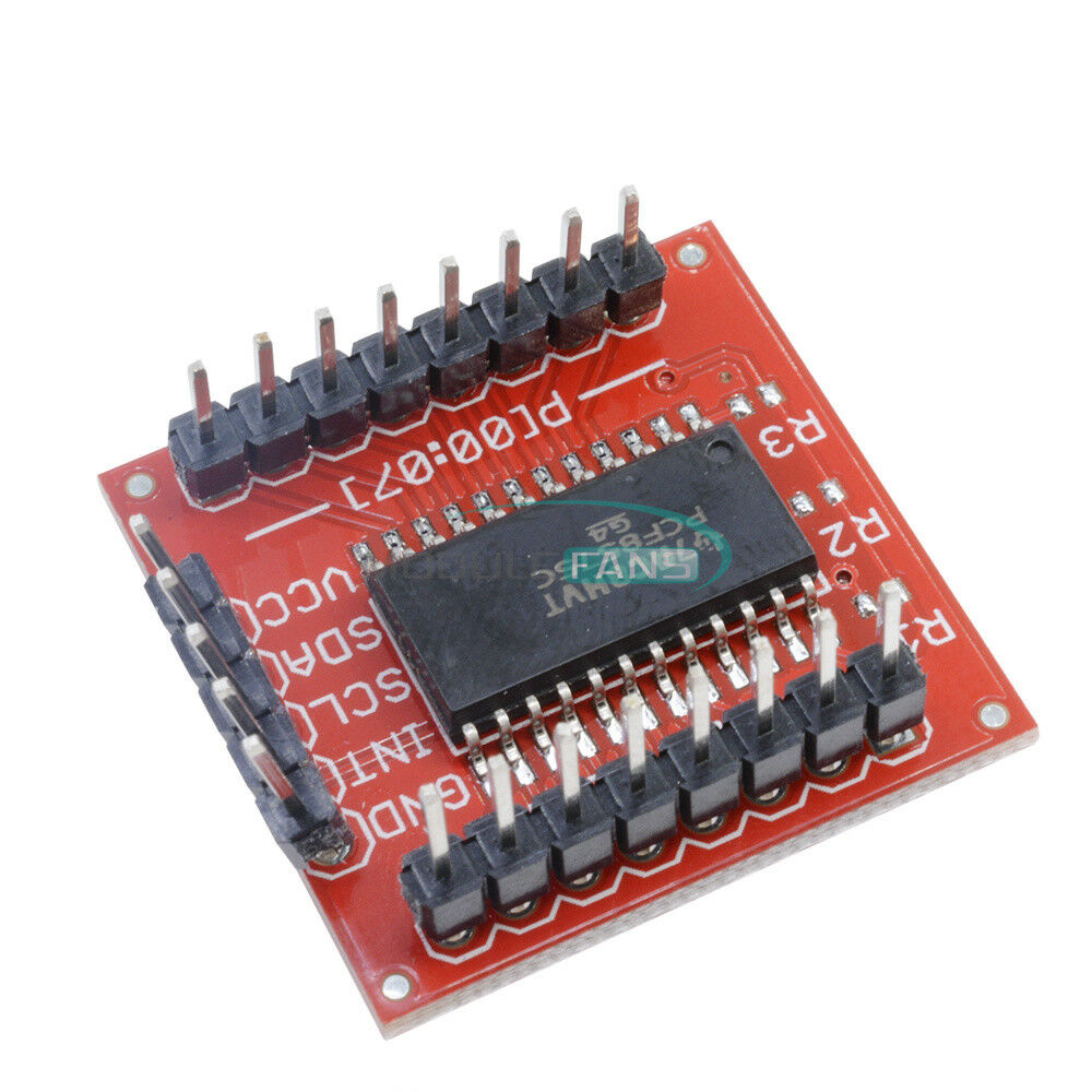 16 bit SMBus I/O ports PCF8575 IIC I2C I/O Extension Shield Module  For Arduino