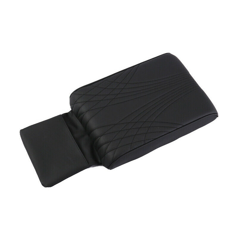 Car SUV PU Leather Center Console Elbow Support Rest Armrest Pad Pocket Heighten