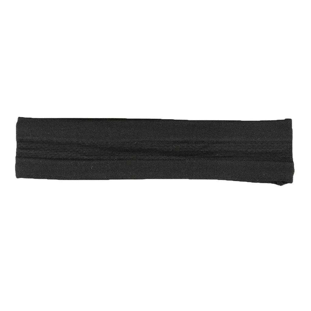 Unisex Sports Yoga Headband Wrap Gym Fitness Elastic Sweatband Black