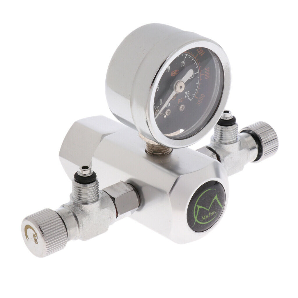 W21.8 Aquarium carbon dioxide CO2 regulator Pressure reducer Bubble counter