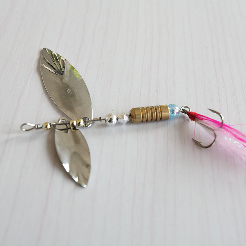 1pc Sinking Lifelike Fishing Lure Paillette Tackle Treble Hook Spinner Bait BDA