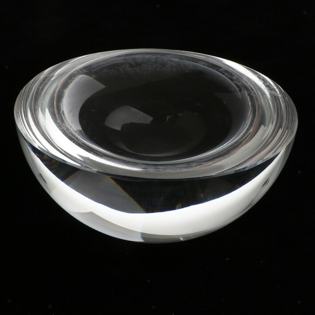 80mm Half Sphere Paperweight Crystal Glass Ball Home Decoration