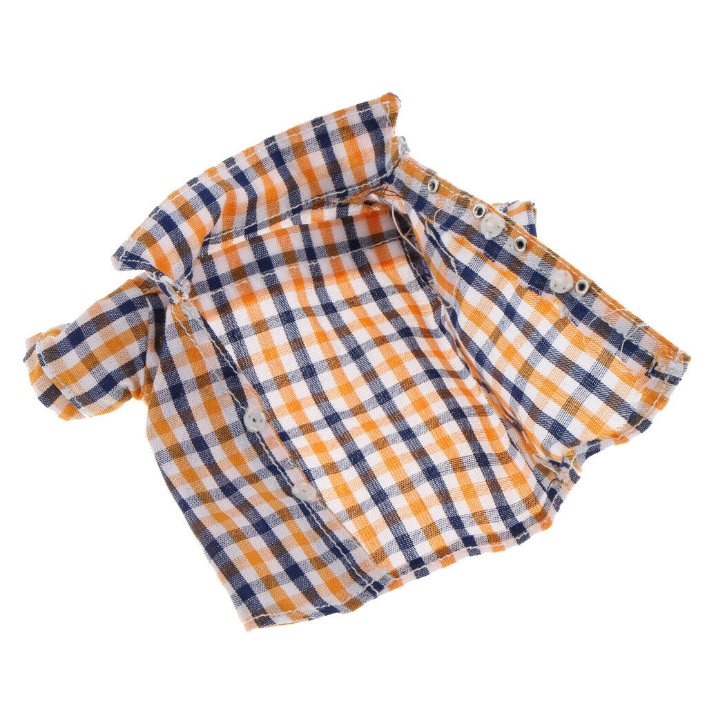 1/6 Scale Yellow Plaid Shirt Top Pants Set for 12"   Phicen Female